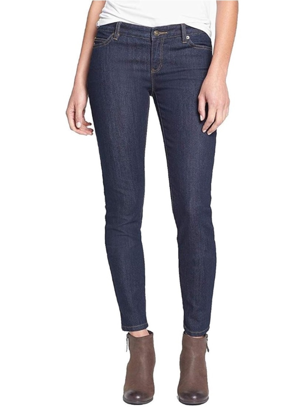 MICHAEL Michael Kors Womens Size 16 Gold Label Dark Denim Sausilito Skinny Jeans
